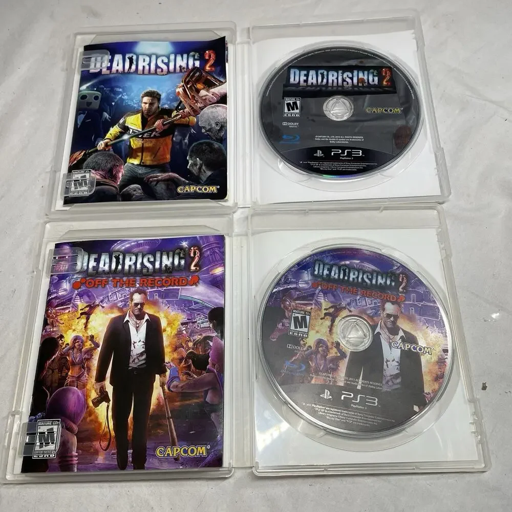 PlayStation PS3 Lot Of 2 Dead Rising 2 Games- Works